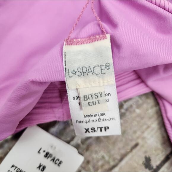 L*Space Cabana Bitsy Bikini Bottom in Rosebud Pink Size XS NWT - Picture 4 of 5